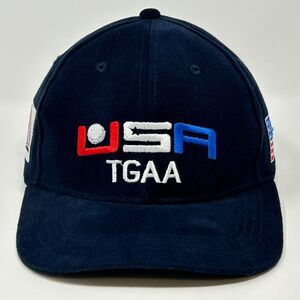 TGAA Golfing Hat Baseball Cap Thai Golfers Association In America Strapback Blue